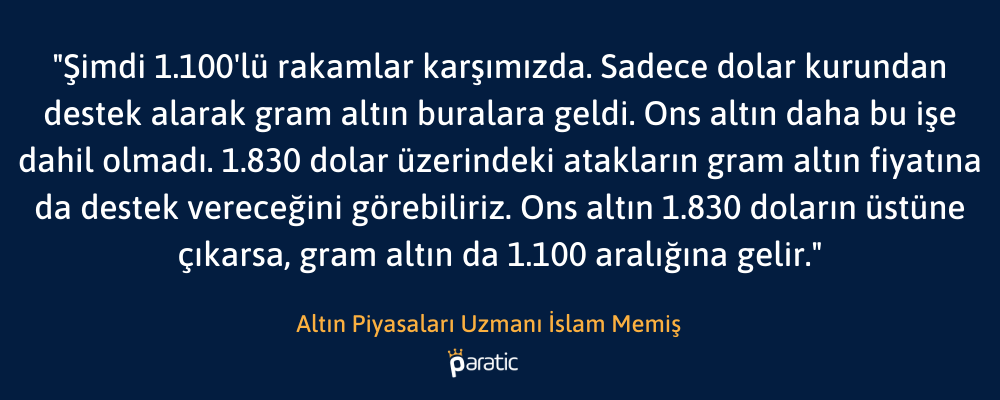 İslam Memiş Altın Yorumu İslam Memiş Altın Yorumu