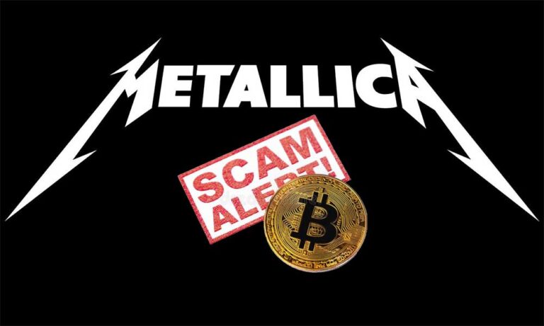 Metallica Hayranlarını Kripto Dolandırıcılığına Karşı Uyardı