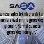 SASA/Erdemoğlu’nun Hisse Satışı Açıklaması Düzeltildi
