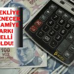 3600 Ek Göstergede Yeni Gelişme!