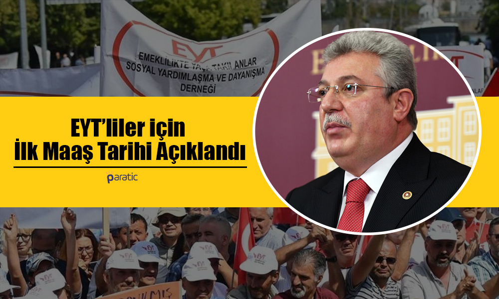 AKP’li Akbaşoğlu EYT’lilerin İlk Maaş Alacağı Tarihi Duyurdu