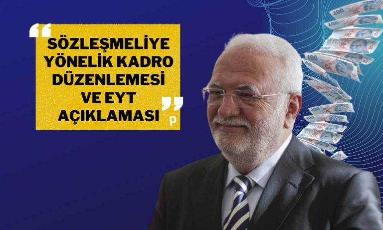 AKP’li Elitaş’tan EYT Açıklaması: Bakanlık Çalışmayı Göndermedi