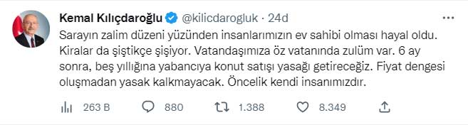 Kılıçdaroğlu Twitter