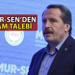 Memur-Sen Başkanı: Yeni Müjde İlave Ek Zam Olmalı