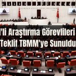 Milli İstihbarat Akademisi için Teklif Meclis’e Sunuldu