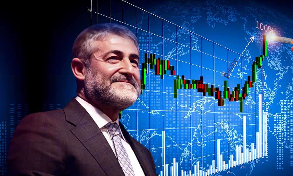 Nebati Borsa ve Milli Gelir için Beklentisini Yükseltti