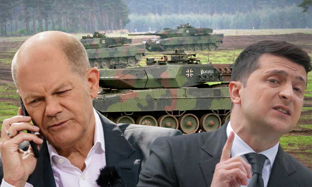 Tank Sevkiyatı Kararı Sonrası Scholz ve Zelenski Görüştü