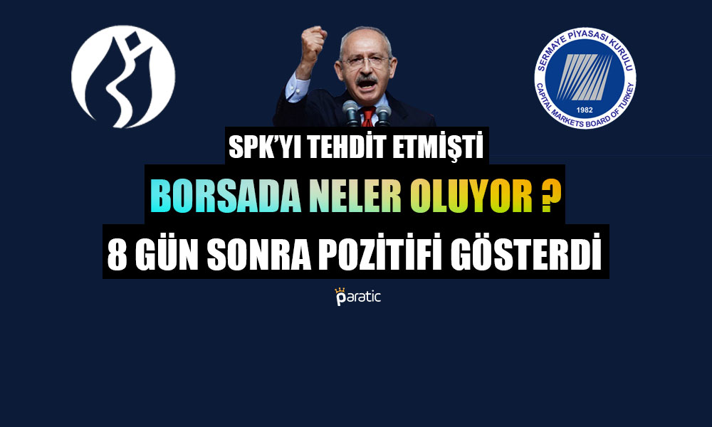 Borsada BIST 100 Endeksi 8 Gün Sonra Pozitife Döndü!