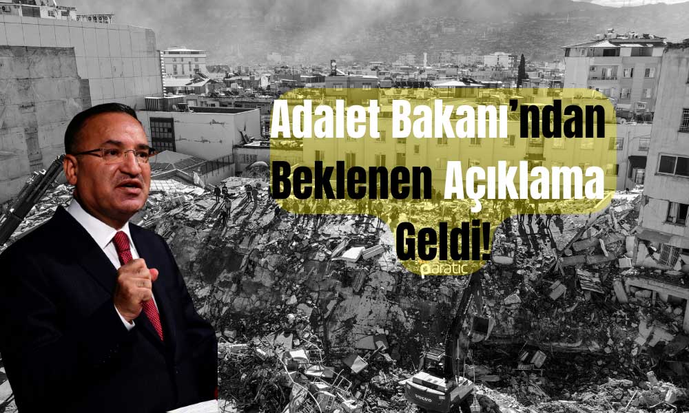 Bozdağ: Yıkılan Evlerle İlgili Sorumlular Hesap Verecek