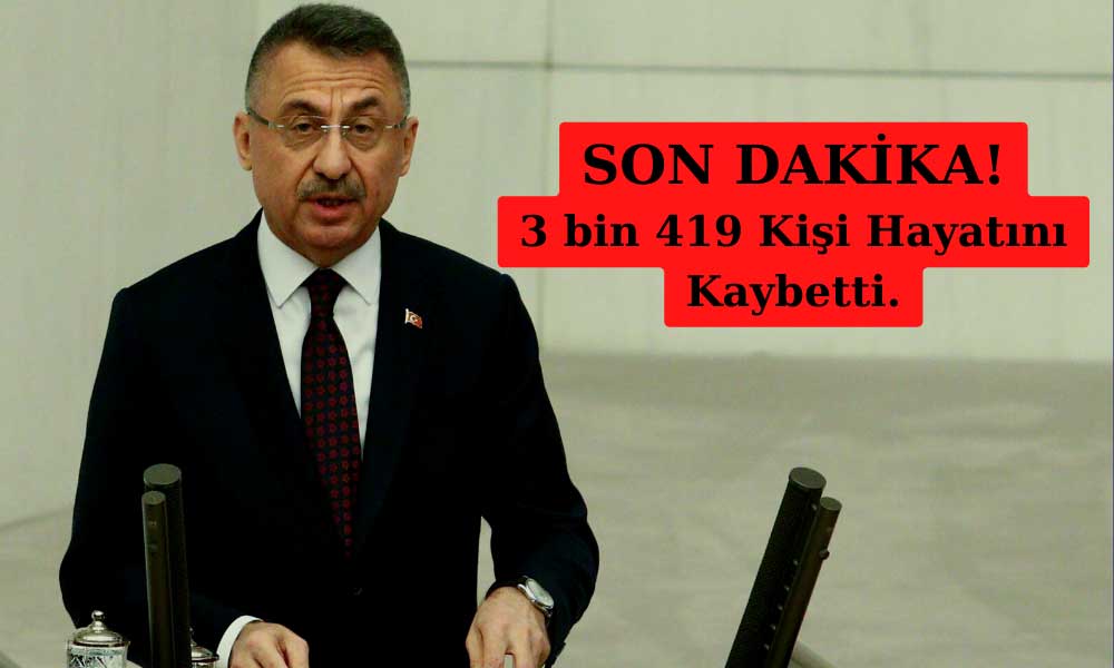 Fuat Oktay’dan Depremle İlgili Son Dakika Açıklamalar