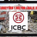 ICBC Turkey’den AFAD’a Milyonluk Bağış