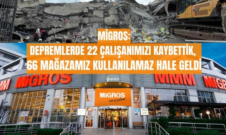 Migros’un Deprem Bilançosu KAP Tarafından Açıklandı