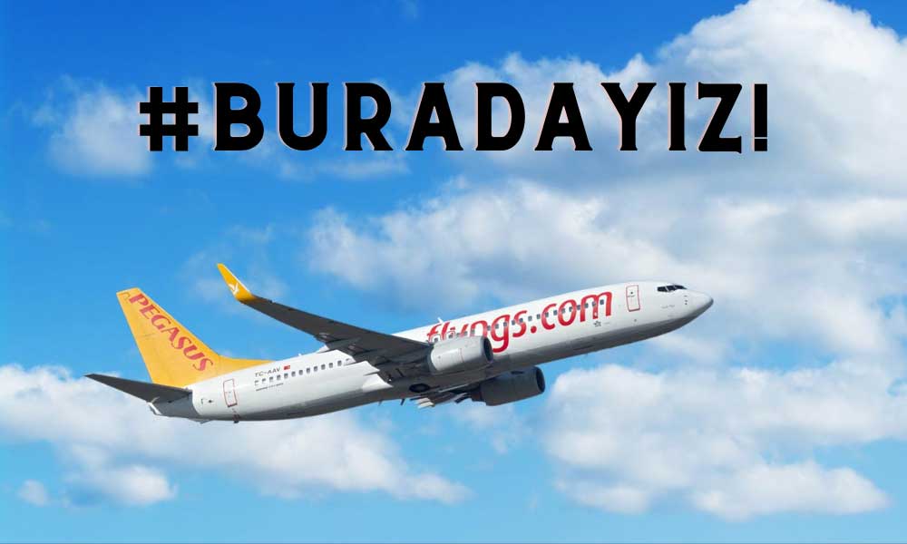 Pegasus: 1 Haftada 325 Ücretsiz Sefer Gerçekleştirdik