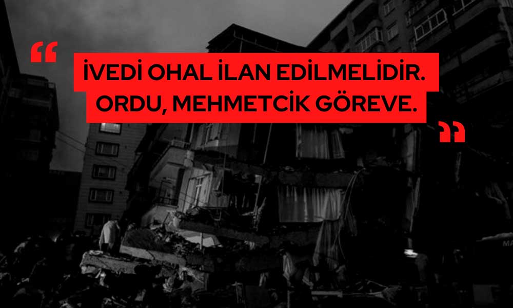 Profesörden OHAL Çağrısı: 180 Binden Fazla İnsan Göçük Altında