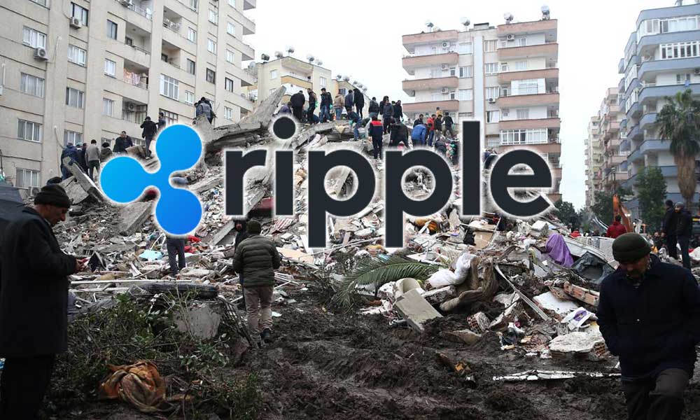 Ripple Türkiye ve Suriye’deki Depremzedeler için 1 Milyon Dolar Bağışlıyor