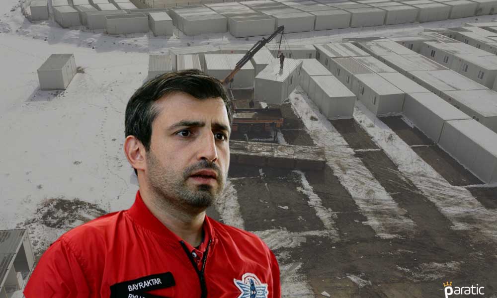 Selçuk Bayraktar: Maraş’ta Konteyner Kent Kuruyoruz