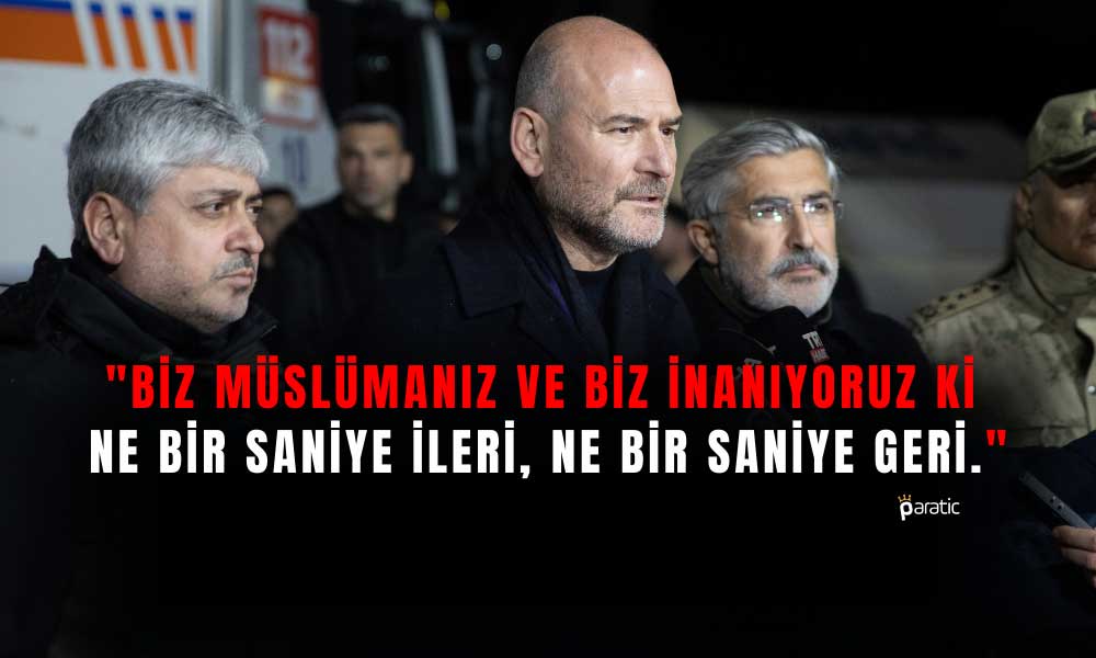 Soylu’dan Deprem Açıklaması: Hiç Bir Ülke Altından Kalkamazdı
