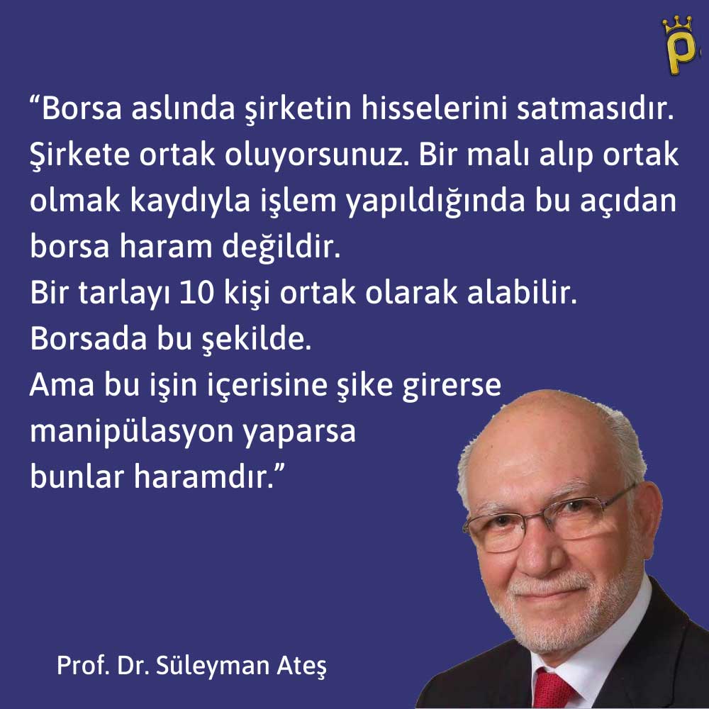 Prof. Dr. Süleyman Ateş – Borsa Caiz mi?