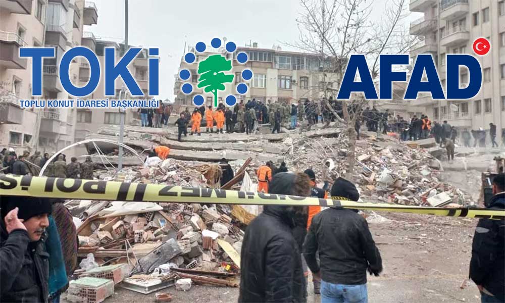 TOKİ Tüm İllerden Deprem Bölgesine Konteyner ve İş Makinesi Gönderiyor