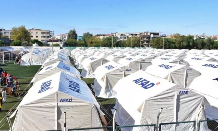 AFAD 11 İlde Kurulan Çadır Sayısını Açıkladı