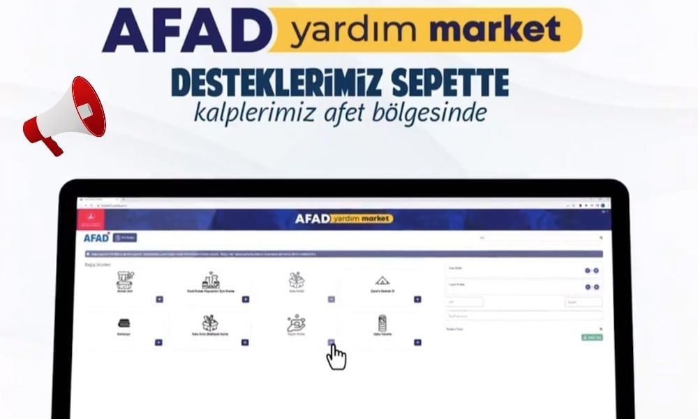 Afetzedelere Destek için AFAD’dan Yeni Uygulama: Yardım Market