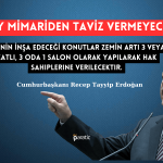 Cumhurbaşkanı Erdoğan: Yatay Mimariden Taviz Vermeyeceğiz