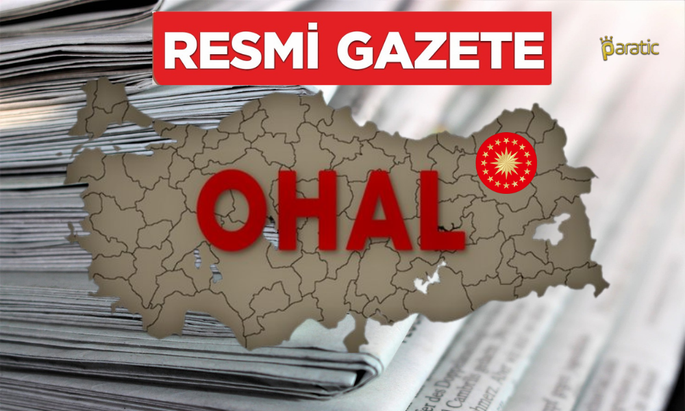 Cumhurbaşkanlığı’ndan OHAL Kapsamında Yeni Kararlar