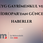 EYG Gayrimenkul Yeni Bağışını, Hidropar İş Sözleşmesini Duyurdu