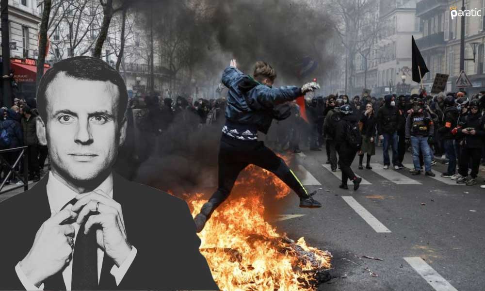 Fransa Protestolarla Sarsılırken Macron, Çin’e Gidiyor