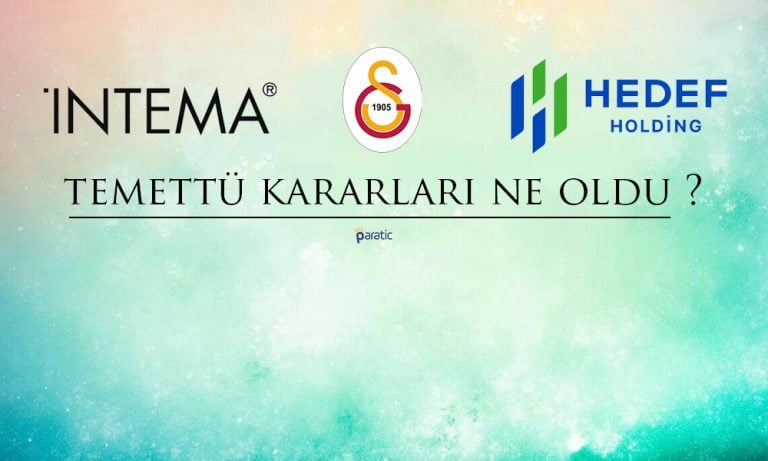 Galatasaray, Hedef Holding ve İntema’dan Temettü Açıklaması!