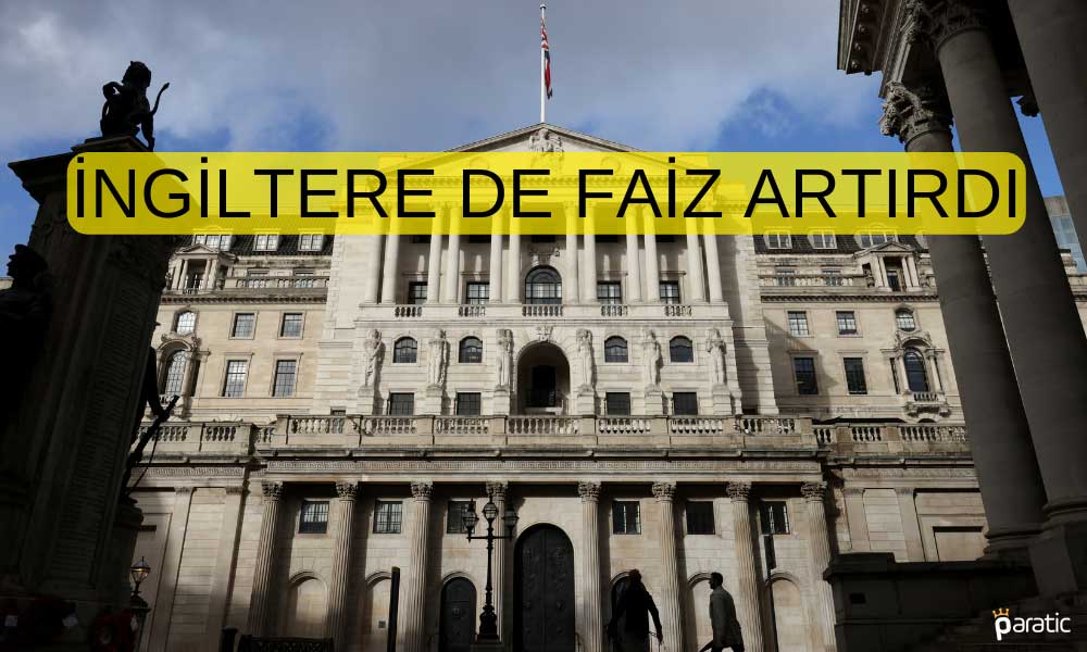 İngiltere Merkez Bankası FED’i İzledi! 7 Üye Artırımdan Yana Oldu