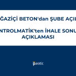 Kontrolmatik ve Boğaziçi Beton’dan Yatımcısına Olumlu Haberler