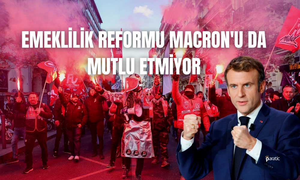 Macron Sessizliğini Bozarak Emeklilik Reformu Şart Dedi