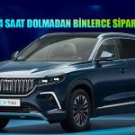 TOGG’a Yoğun İlgi! 24 Saat Dolmadan Binlerce Sipariş Geldi