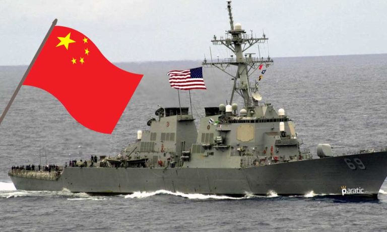 ABD Savaş Gemisi Çin Kontrolündeki Sulara Girdi