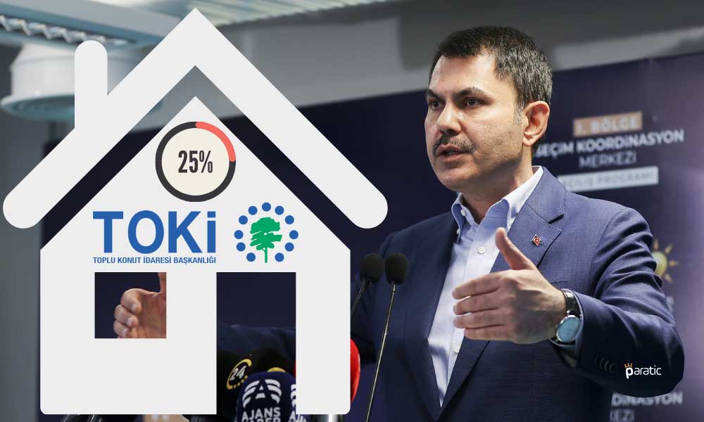 Bakan Kurum’dan TOKİ Borcunu Peşin Ödeyene İndirim