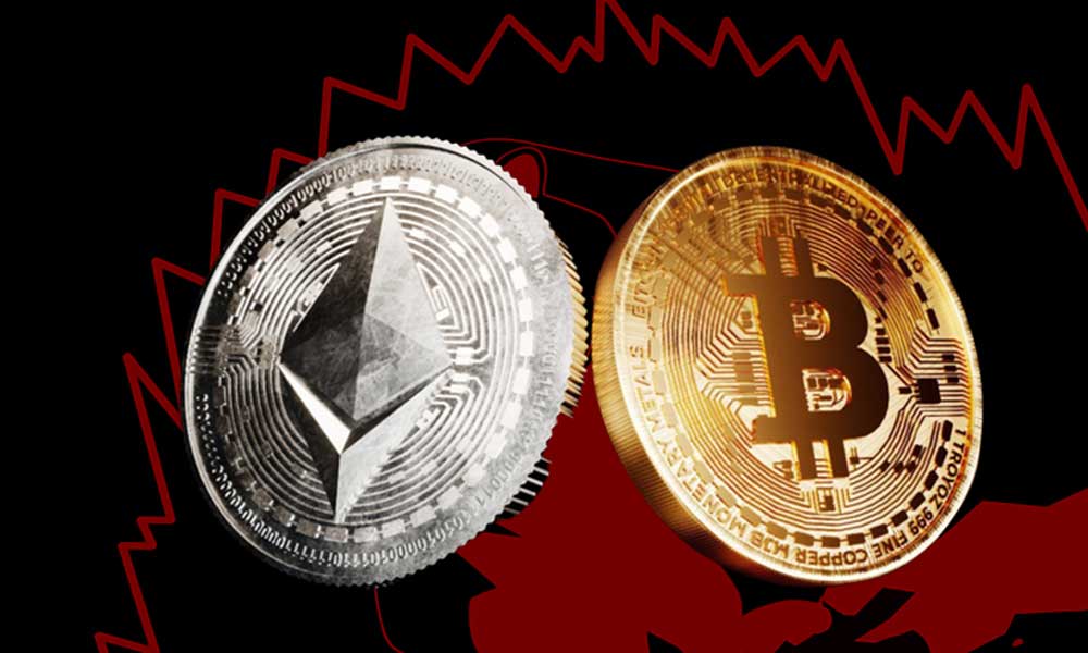 Bitcoin ve Ethereum’da Sert Düşüş: Vadeli İşlemlerde Tasfiyeler Arttı