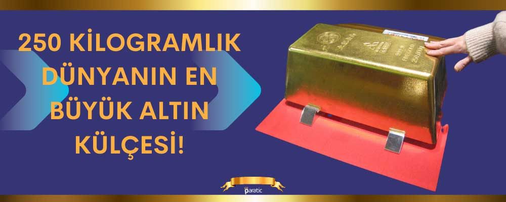 Dünyanın en büyük külçe altını!