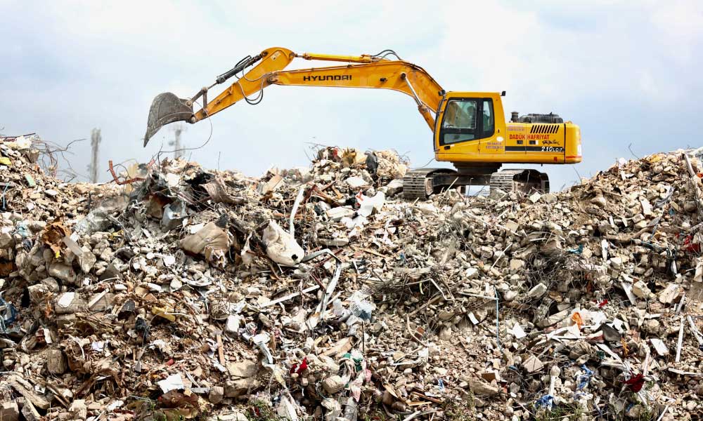 Hatay’daki Moloz Yığını 1 Milyon Tonu Aştı
