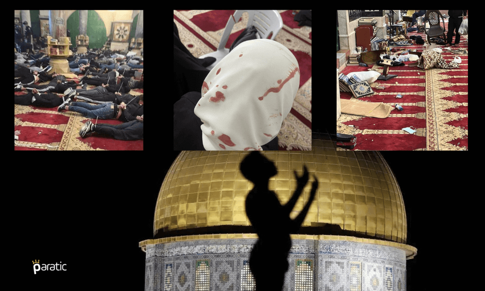 İsrail’den Mescid-i Aksa’ya Kanlı Baskın!