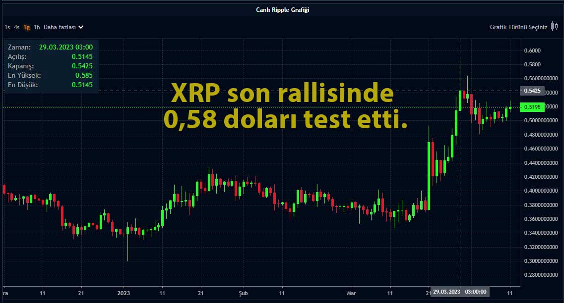 XRP günlük grafik