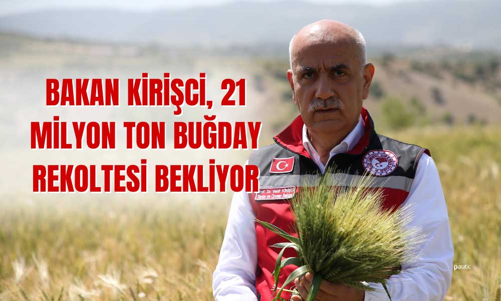 Bakan Kirişci Yeni Sezon Buğday Rekolte Beklentisini Açıkladı