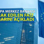 ECB Faiz Kararını Açıkladı: Sıkılaştırma Döngüsü Sürüyor
