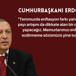 Erdoğan: Memurlarımızı Enflasyona Ezdirmeme Sözümüzü Tutacağız