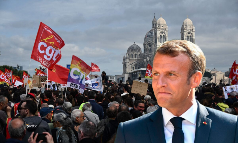 Macron’un Ziyaret Edeceği Bölgede Protesto Yasağı