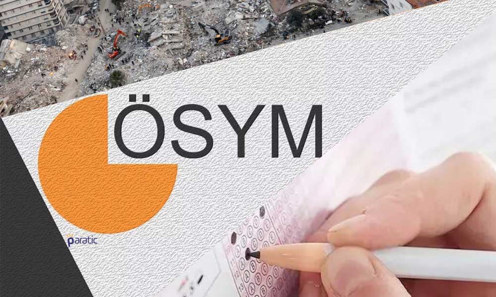 ÖSYM’den Deprem Bölgesine Yönelik DGS Kararı