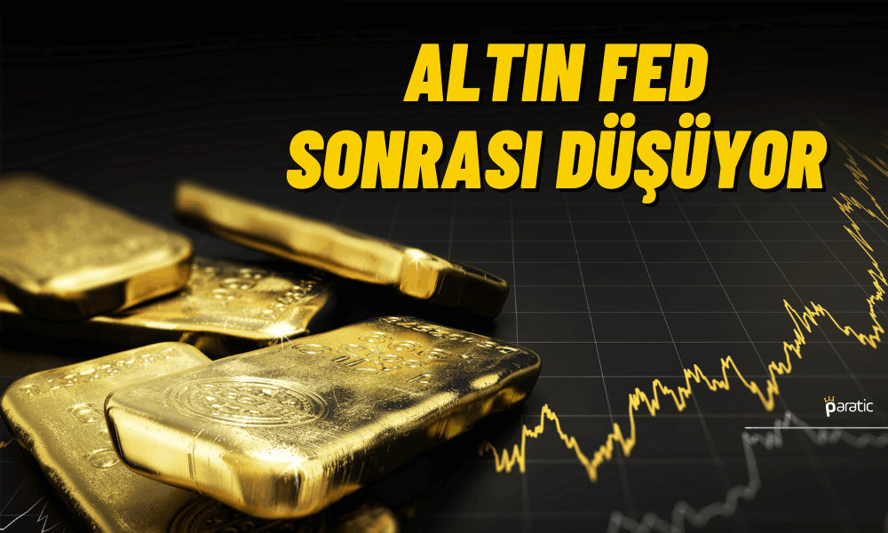 Altın Fiyatları FED Sonrası 20 Dolardan Fazla Geriledi