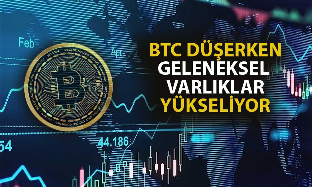 Bitcoin, Geleneksel Finans Piyasasından Negatif Ayrışıyor