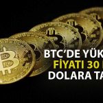 Bitcoin’de Yükseliş Sürüyor: Fiyat Yeniden 30 Bin Doları Gördü