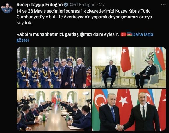 Erdogan Tweet